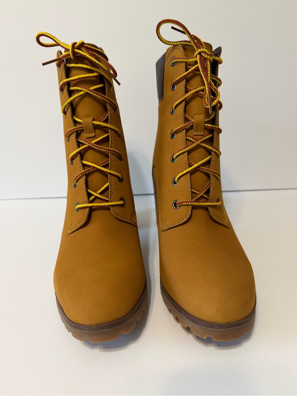 NEW Timberland Women Allington mid Brown Leather Ankle Boot OrthoLite US10 Wheat - Picture 4 of 14
